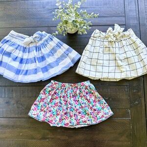 Bundle of 3 Carter’s 3T skirts